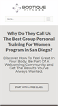 Mobile Screenshot of bootiquefitness.com